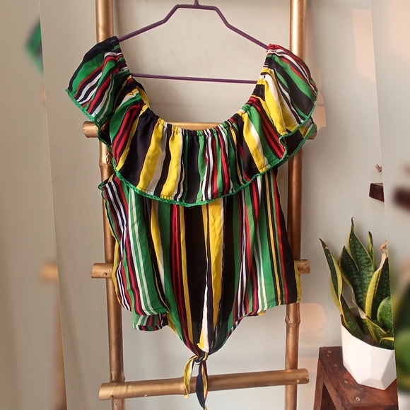 Live 4 Truth Tops - 🌺🌼🌻Off the Shoulder Striped Top